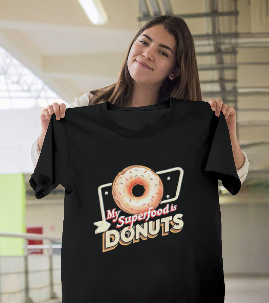 My Superfood Is Donuts Vintage T-Shirt