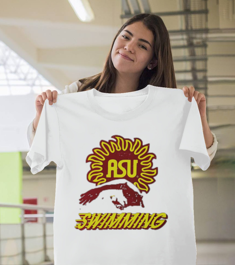 ASU Swimming Sun Devil Logo Dive Team T-Shirt