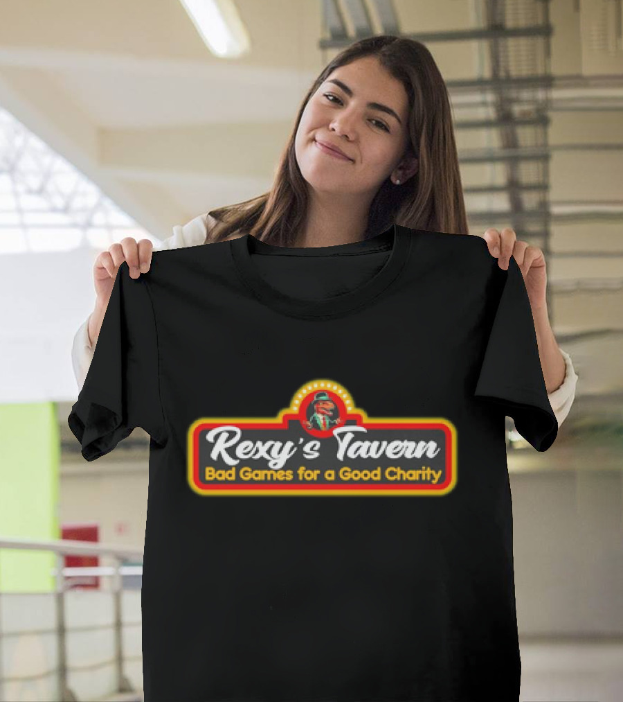 Rexy’s Tavern Bad Games For A Good Charity T-Shirt