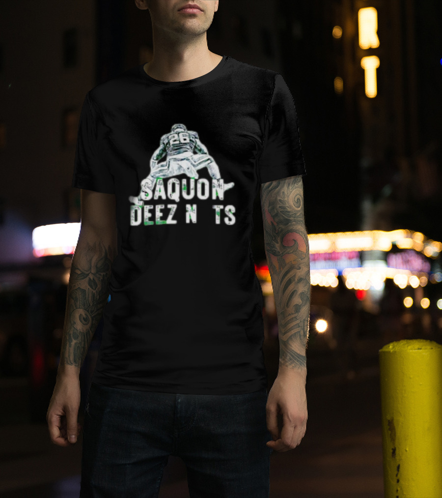 Philadelphia Eagles Saquon Barkley Saquon Deez N Ts T-Shirt