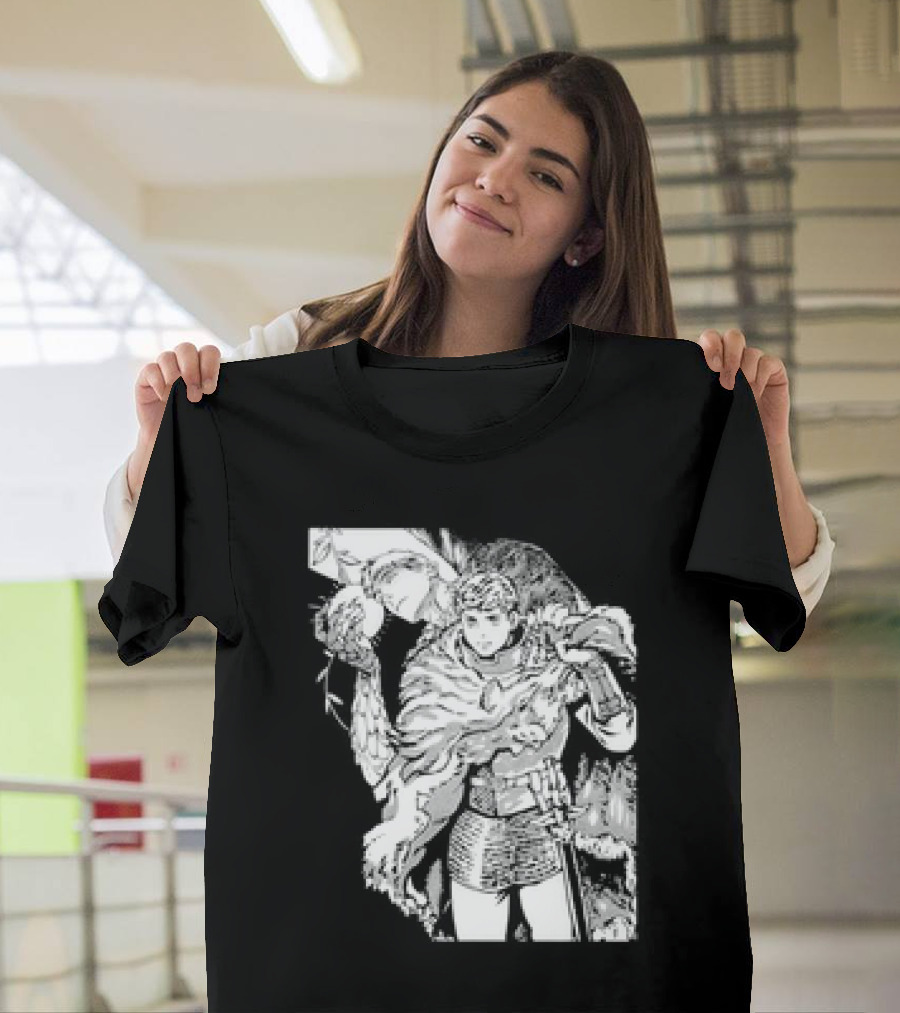 Tasty in Dungeon Anime Knight Fantasy Adventure Scene T-Shirt