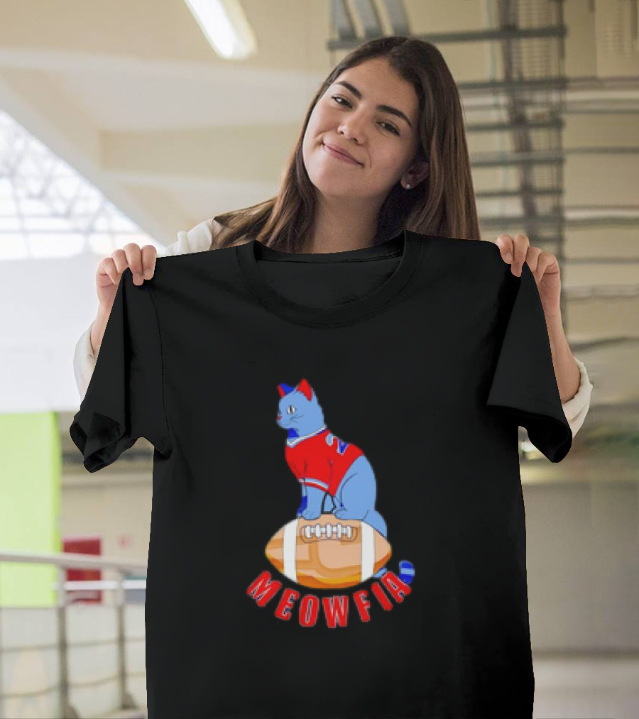 Buffalo Bills Meowfia Cat Football 24 Season T-Shirt