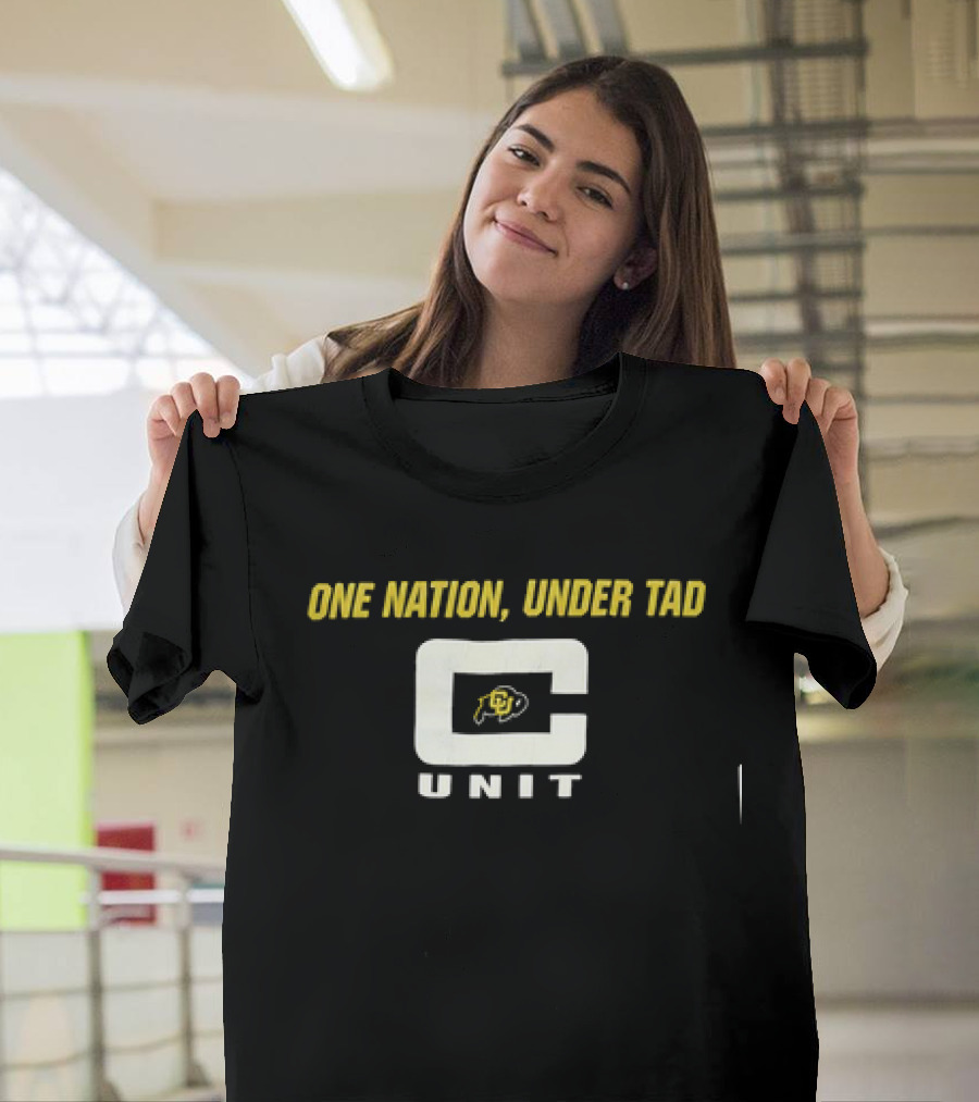 Colorado Buffaloes One Nation Under Tad C Unit T-Shirt