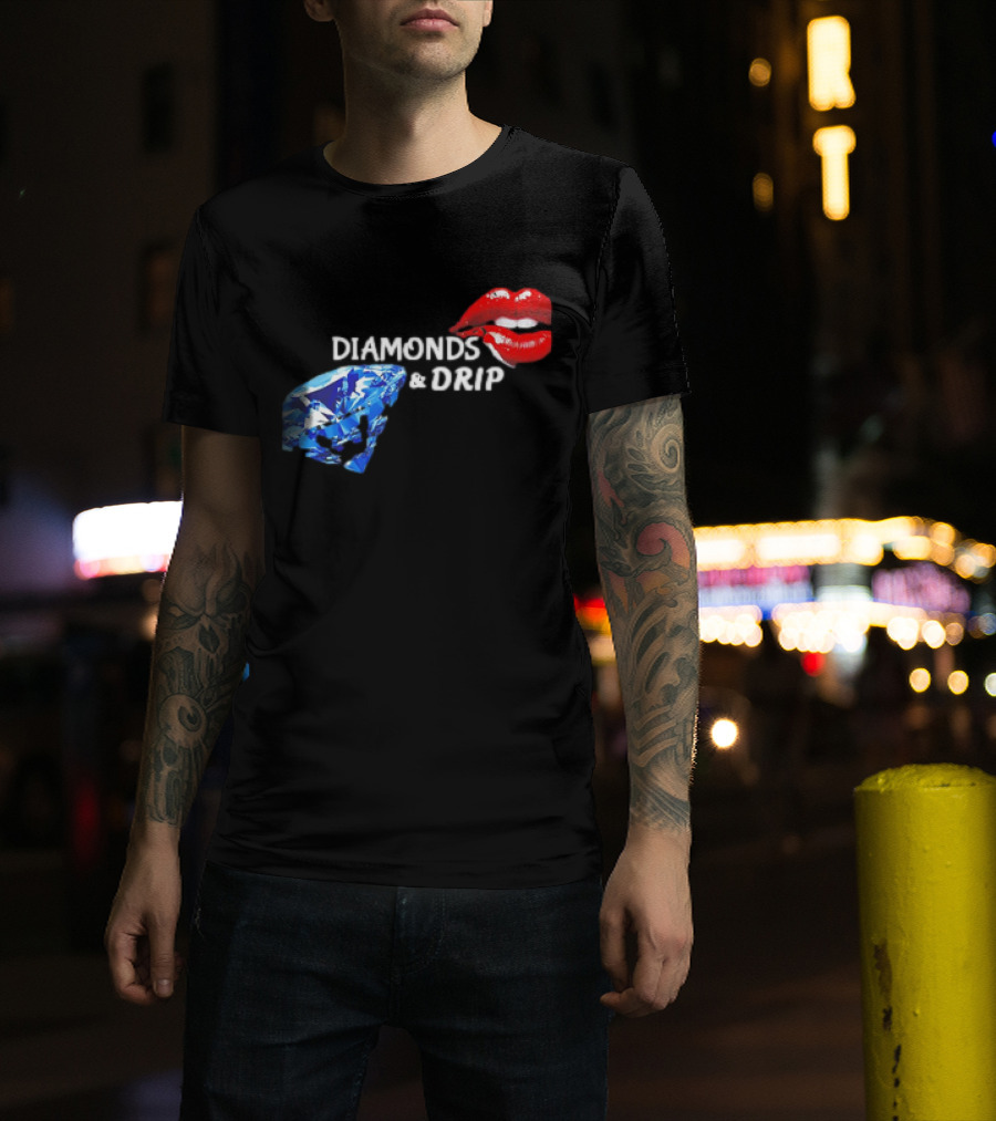 Diamonds And Drip Lips Of Seduction Classic T-Shirt