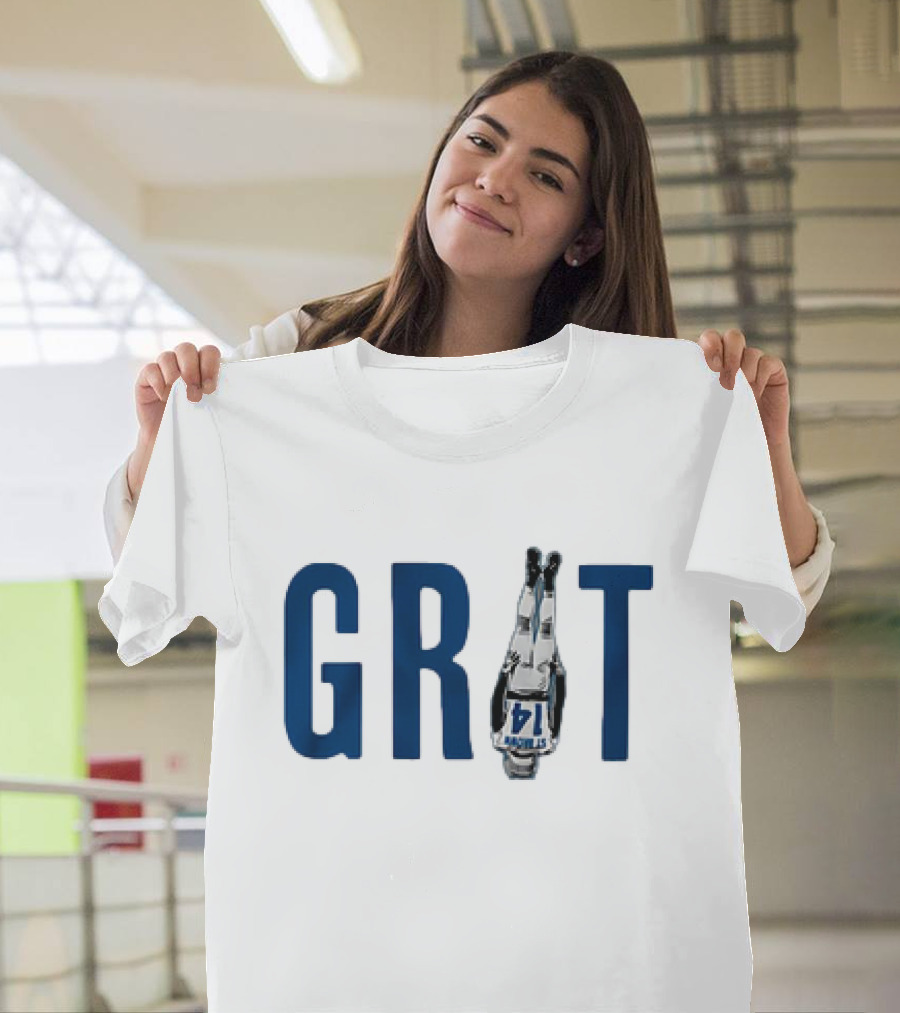 Amon-Ra St. Brown Detroit Lions Grit 14 Vintage T-Shirt