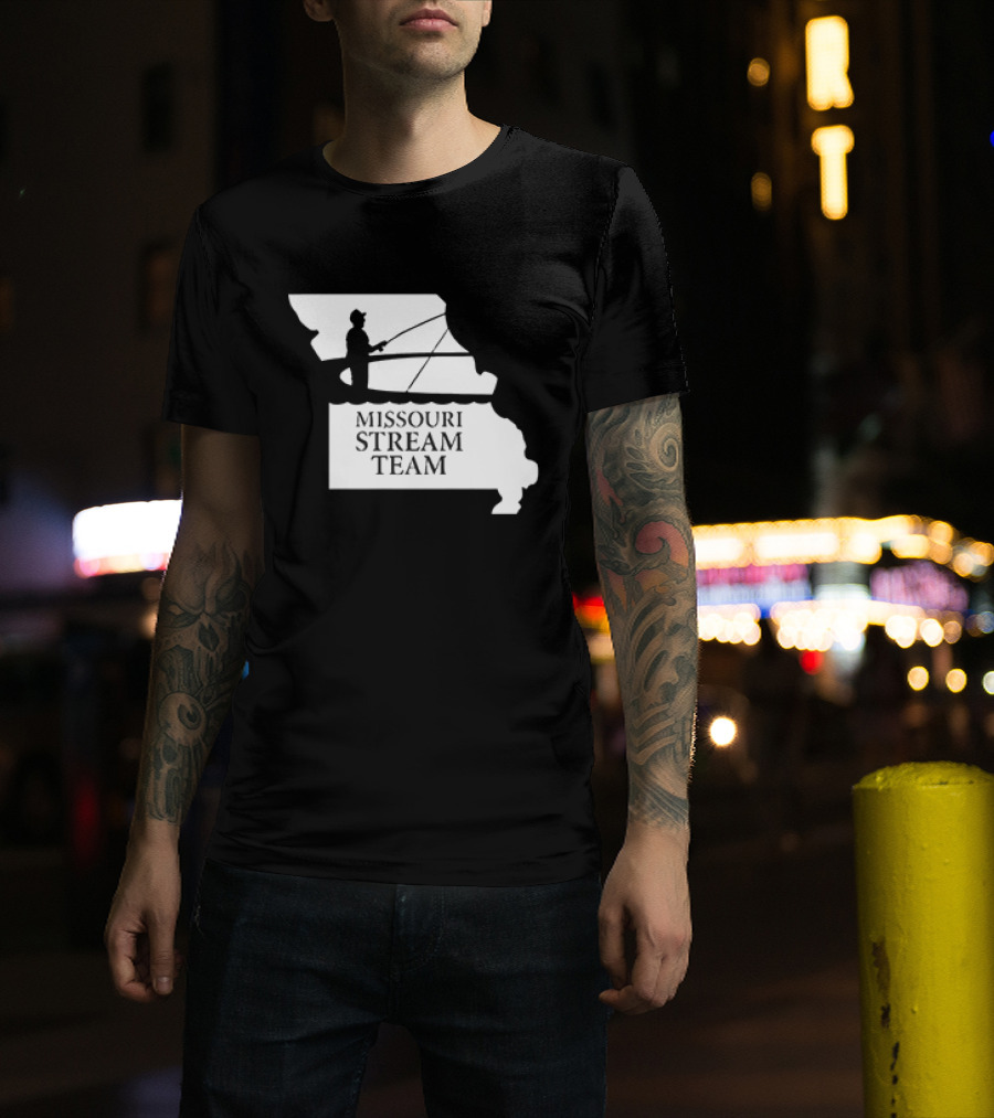 Missouri Stream Team Fishing In State T-Shirt