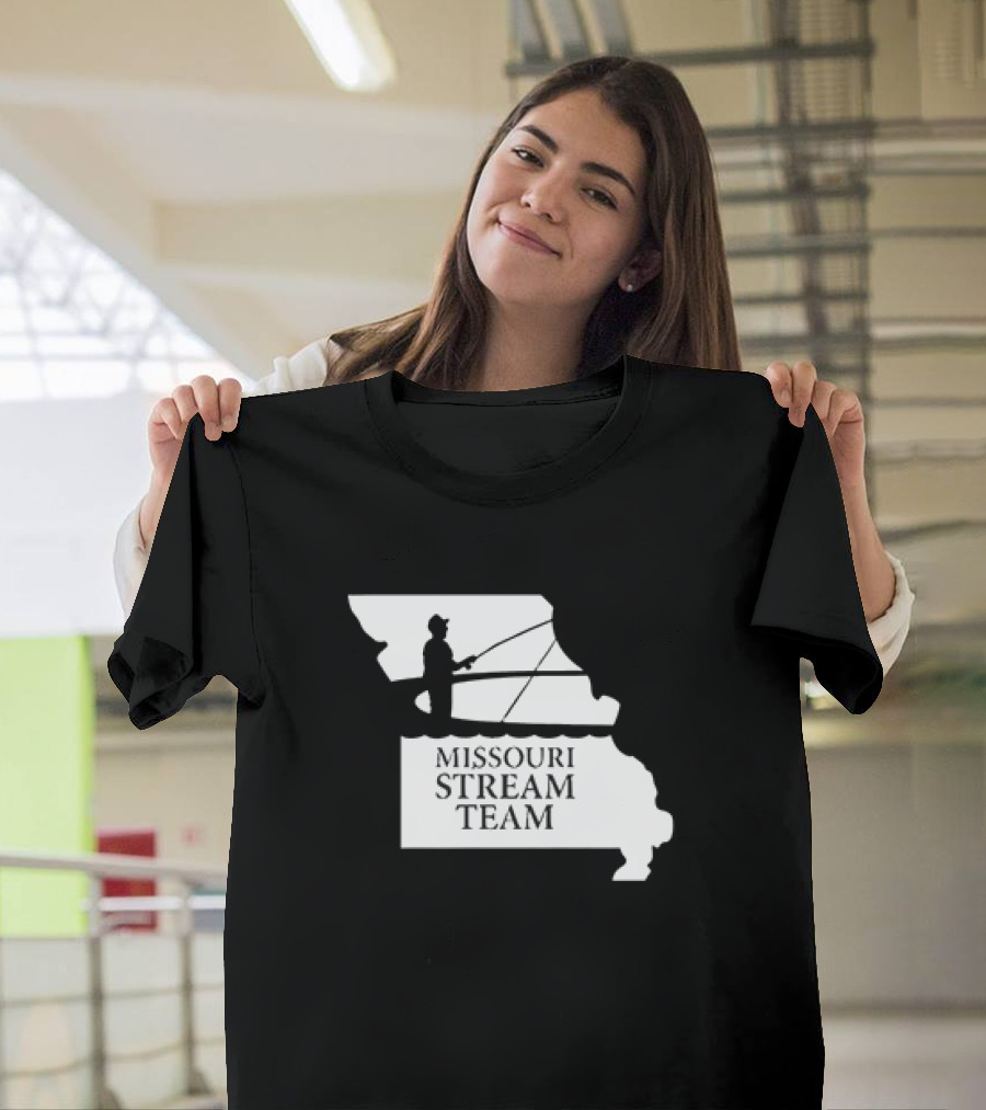 Missouri Stream Team Fishing in State T-Shirt