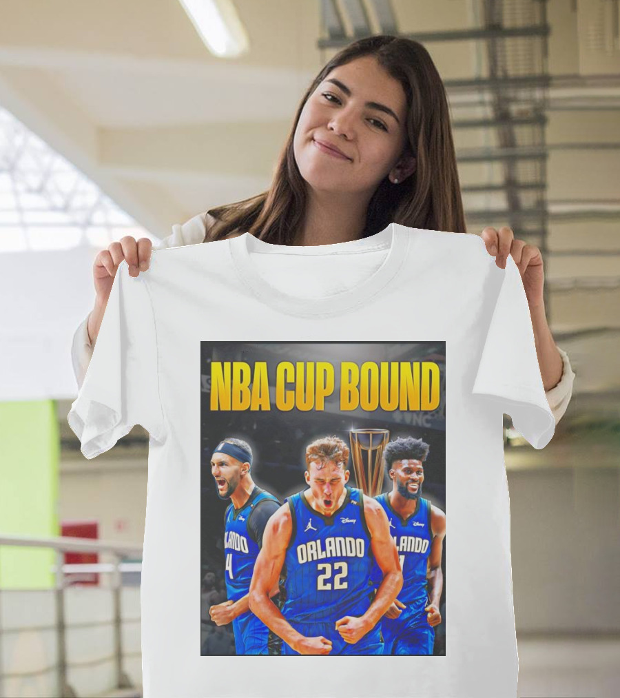 NBA Cup Bound Orlando Magic Jonathan Isaac Jalen Suggs Franz Wagner T-Shirt
