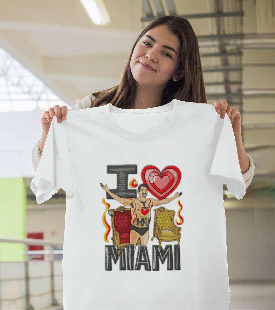 Dan Speedo I Love Miami The Dan LeBatard Show T-Shirt