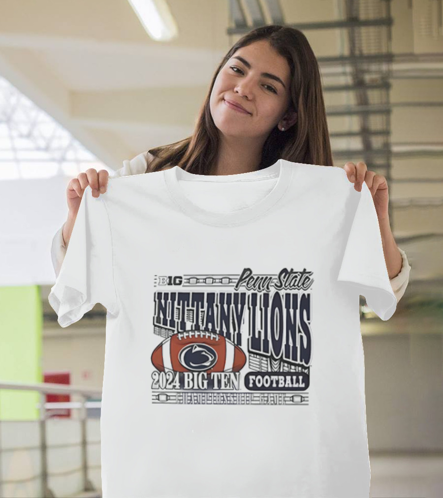 Penn State Nittany Lions 2024 Big Ten Football Championship Penn State Nittany Lions Football T-Shirt