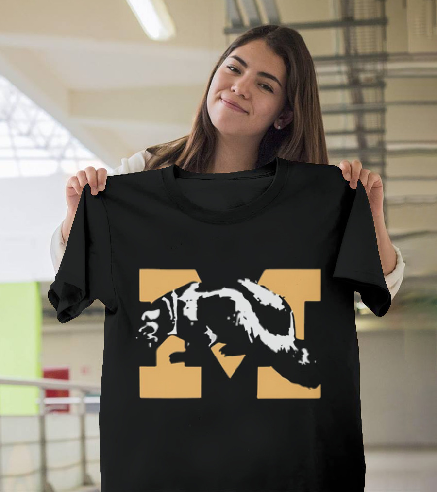 Michigan Wolverines Vintage Mascot M T-Shirt