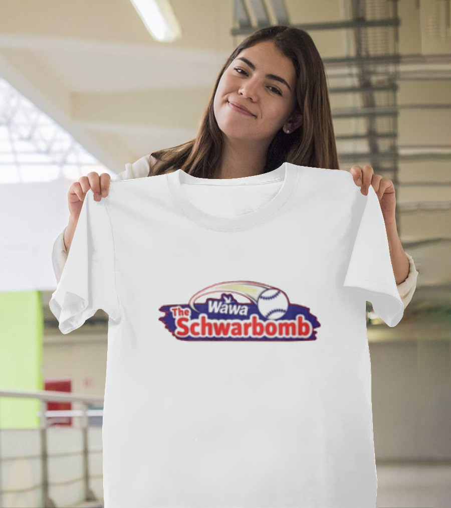 Wawa The Schwarbomb Baseball Logo Inspired T-Shirt