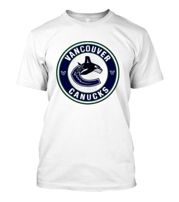 Vancouver Canucks Round Blue Orca T-Shirt