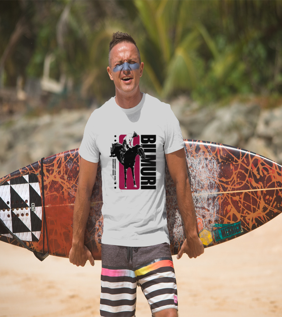 Bilmuri Horse Dropzn Logs And Greasin’ Hogs Riding T-Shirt