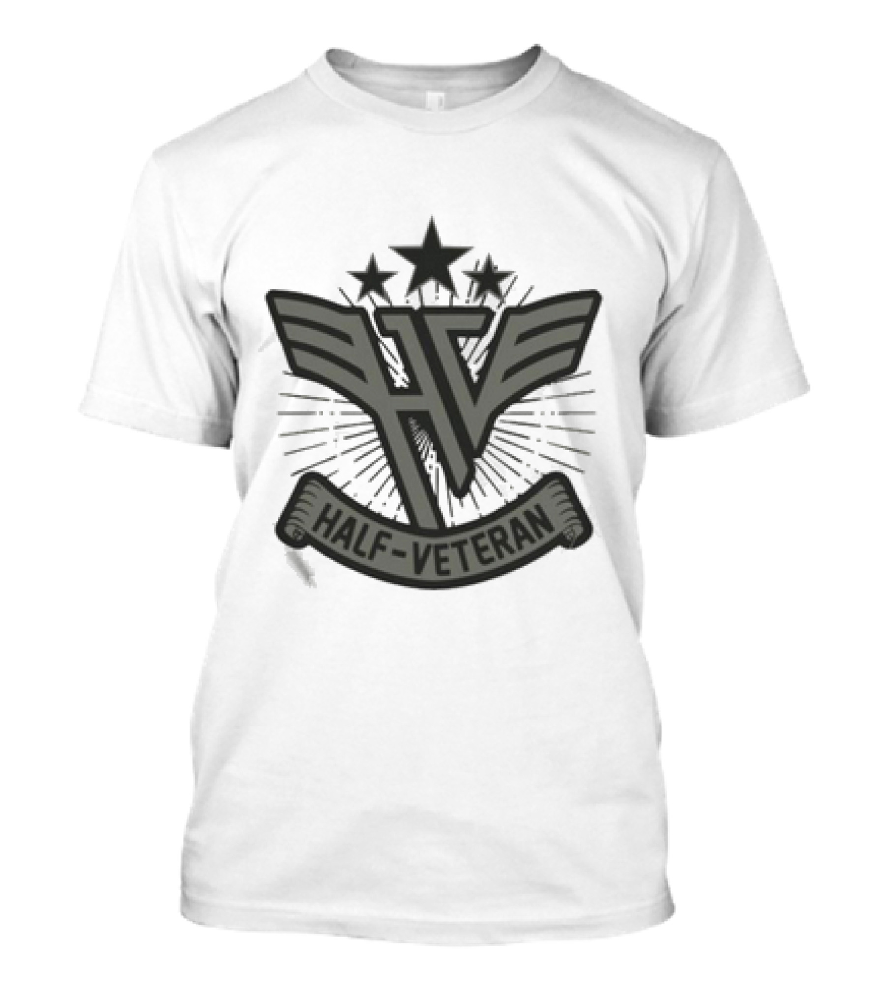 Kat Timpf Half Veteran Wings Stars Emblem HV Banner T-Shirt