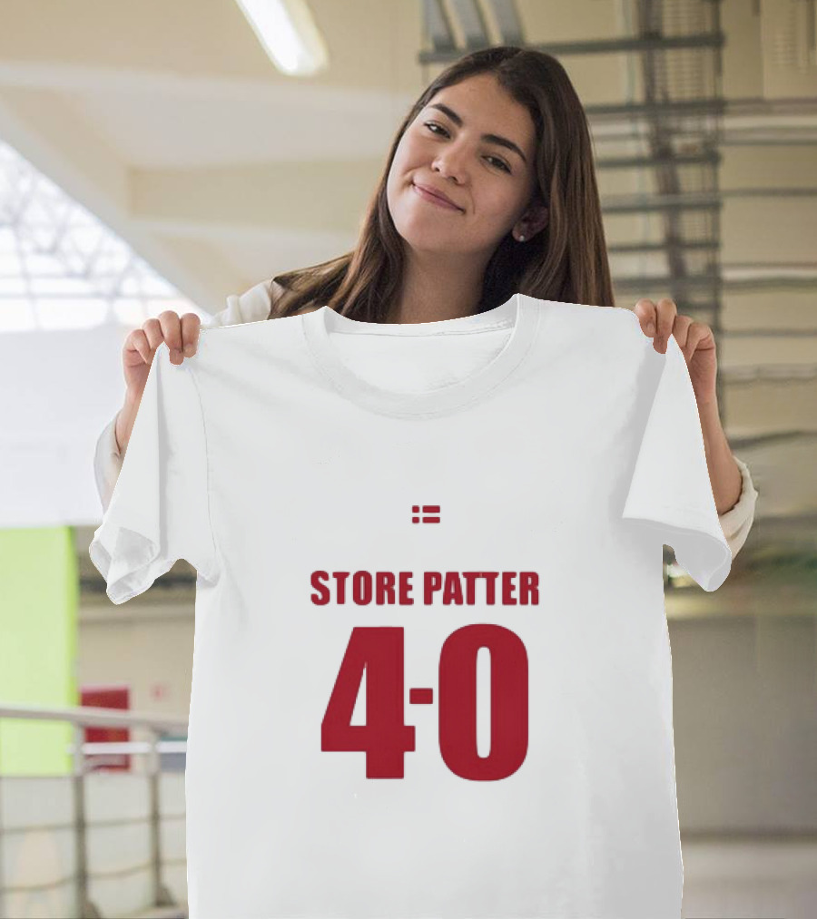 Suspekt Store Patter 4-0 Danish Flag T-Shirt