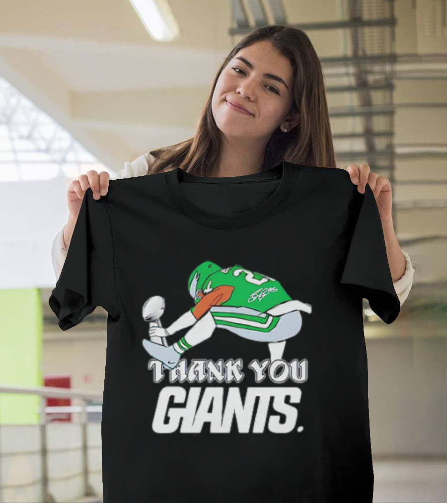 Thank You Giants Saquon Barkley Philadelphia Eagles Football T-Shirt