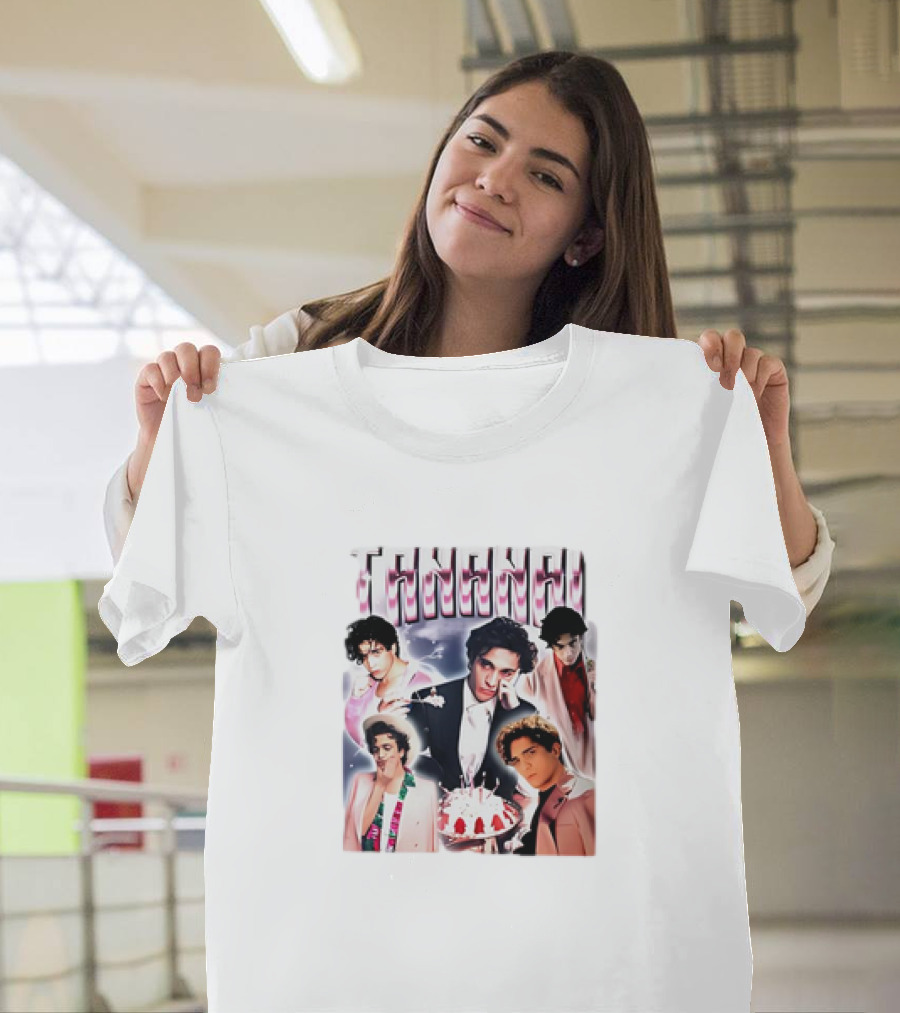 Tananai Cake Collage with Suit T-Shirt