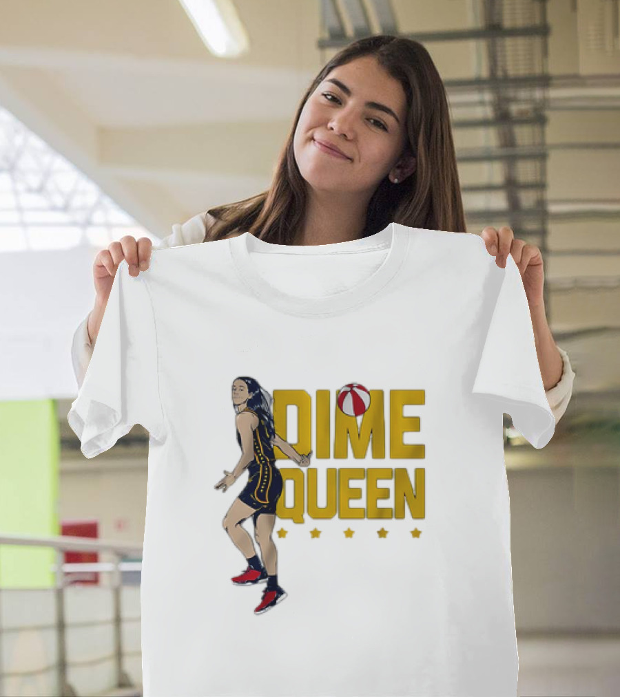 Caitlin Clark Dime Queen Indiana Fever Basketball T-Shirt