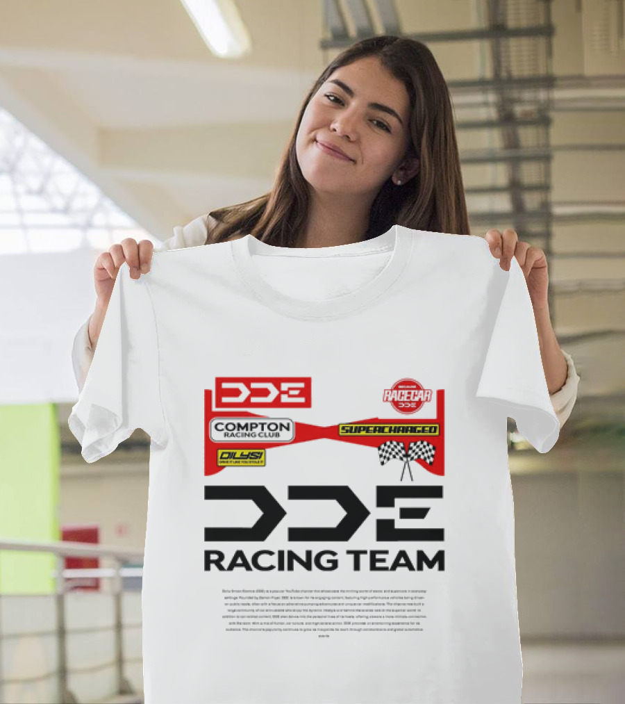 DDE Racing Team Compton Racing Club Supercharged Racecar 333 Carbon T-Shirt