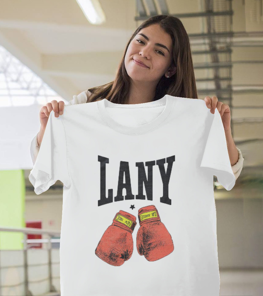 Lany Boxing Gloves Love At First Fight T-Shirt