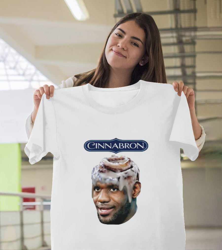 Lebron James Cinnabron Cinnamon Roll Head T-Shirt
