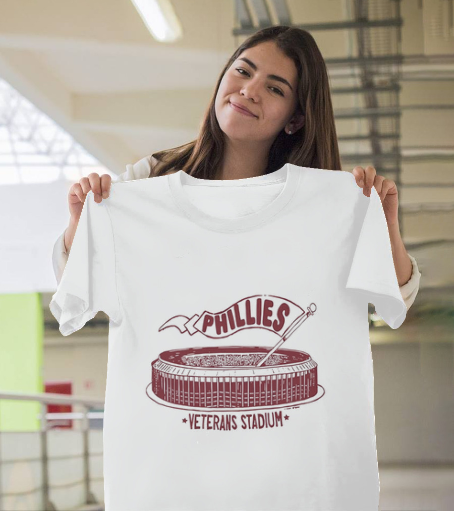 Phillies Veterans Stadium Retro T-Shirt