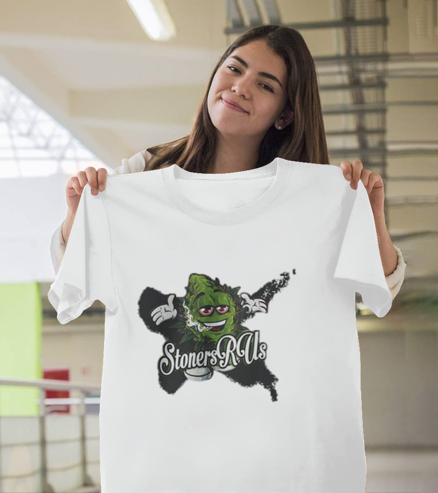 Stoners R Us Smoke Weed Leaf Character T-Shirt