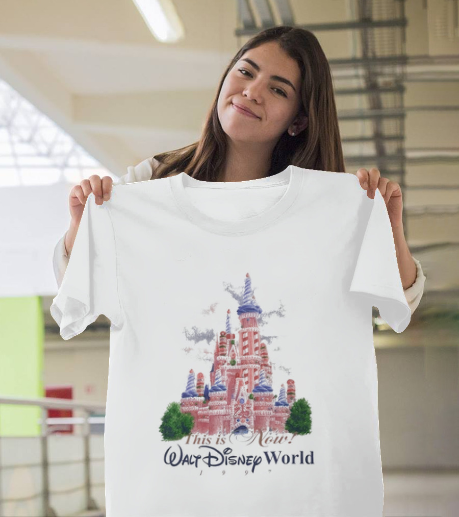 This is Your Walt Disney World 25th Anniversary 1997 Pink Castle T-Shirt