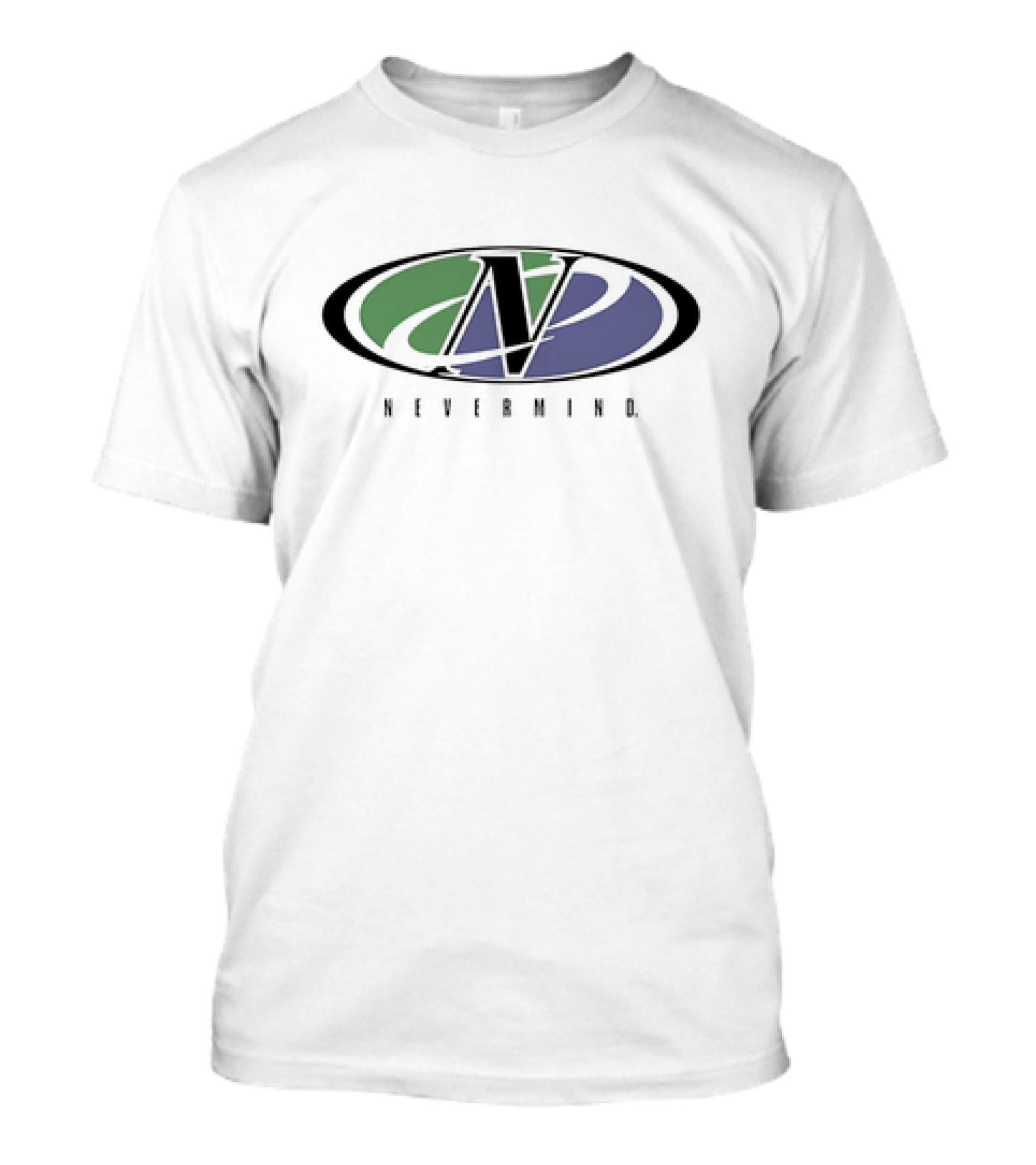 Never Mind Sporty Iconic Style Retro Mashup T-Shirt