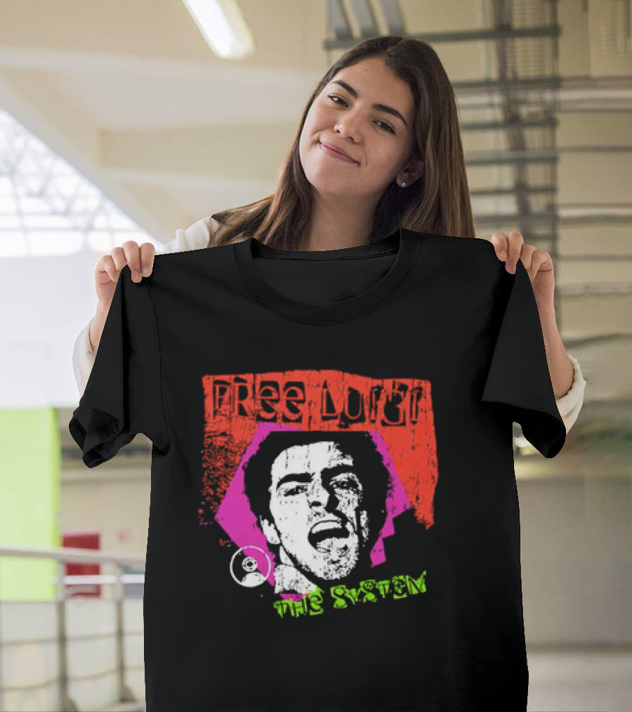 Free Luigi The System Portrait Bold Expression T-Shirt