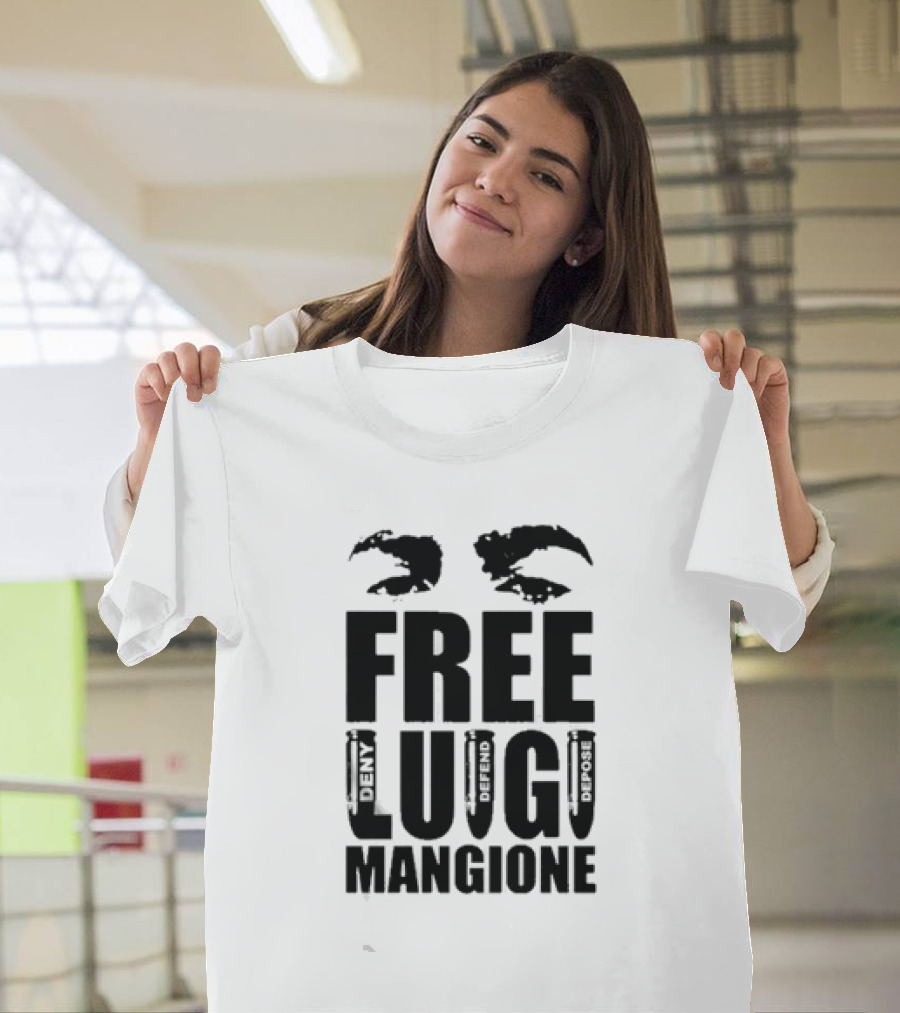 Free Luigi Mangione Deny Defend Depose T-Shirt