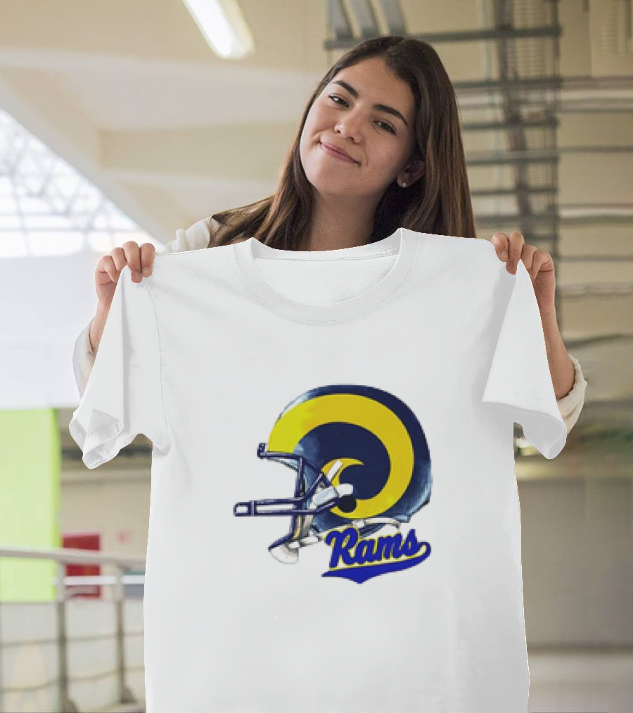 Los Angeles Rams Helmet Rams Football T-Shirt