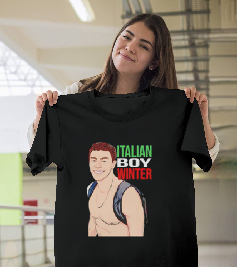 Luigi Mangione Italian Boy Winter Backpack Smiling T-Shirt