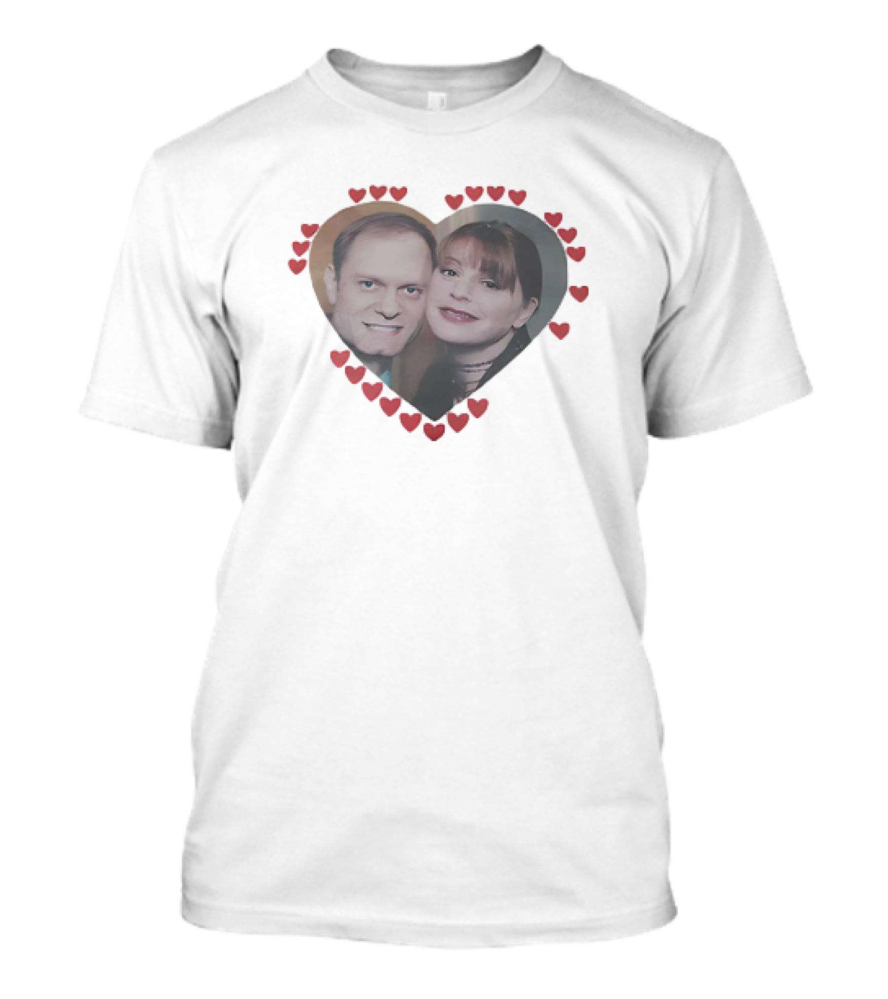 Niles And Daphne Frasier Heart Of Love T-Shirt