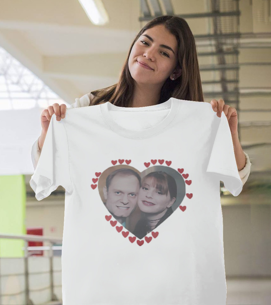 Niles And Daphne Frasier Heart Of Love T-Shirt