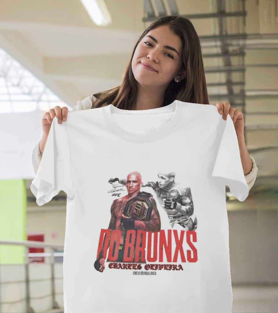 Charles Oliveira Do Bronx UFC Star São Paulo Brazil Champion T-Shirt