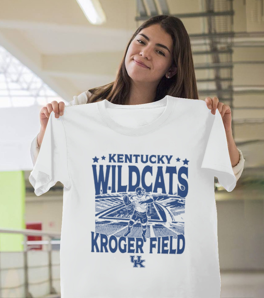 Kentucky Wildcats Kroger Field Football UK T-Shirt