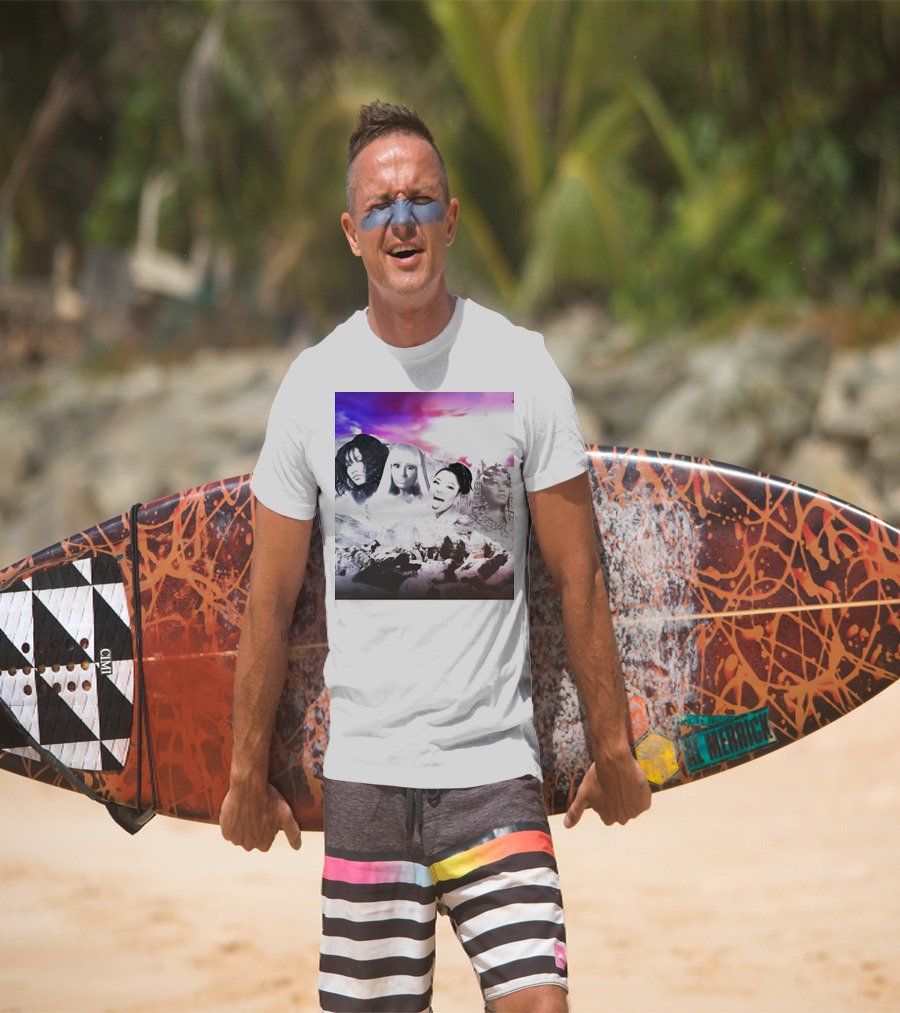 Kingkongkenn My Female Rap Mount Rushmore Nicki Minaj And Rihanna T-Shirt