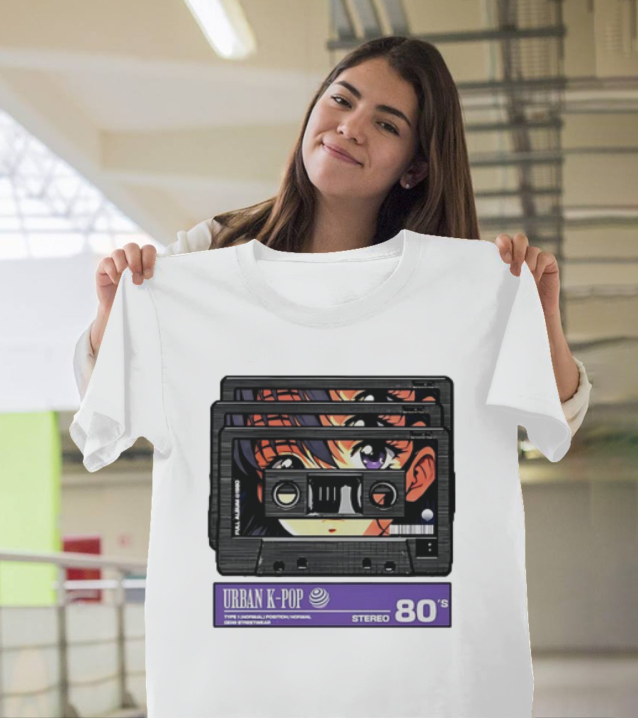Cassette Tape Urban K-Pop Stereo 80’s Anime T-Shirt