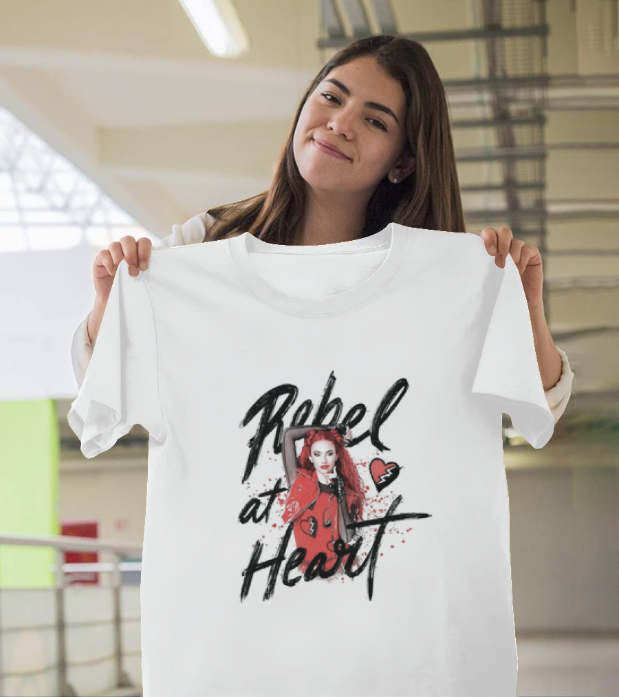 Rebel at Heart Disney Descendants 4 The Rise of Red T-Shirt