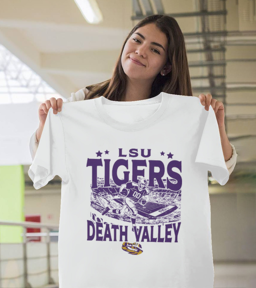 LSU Tigers Death Valley Football Stadium Player T-Shirt