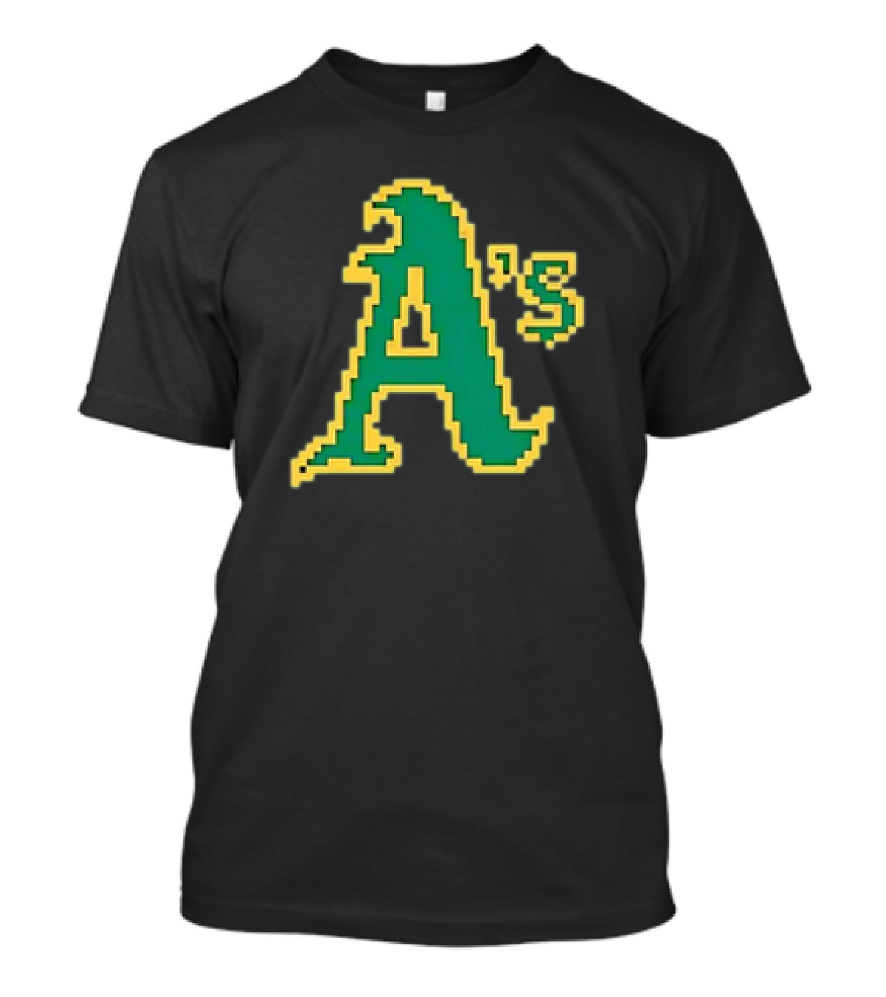 Tecmo A's Retro Gaming Style Logo Oakland Athletics T-Shirt