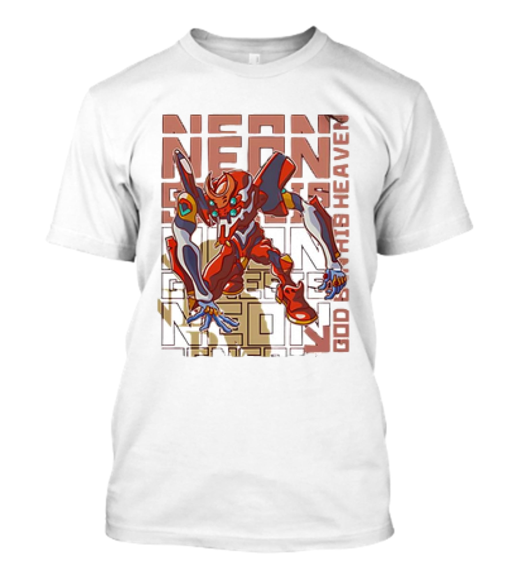 Eva-02 Neon Genesis Evangelion God’s In His Heaven T-Shirt