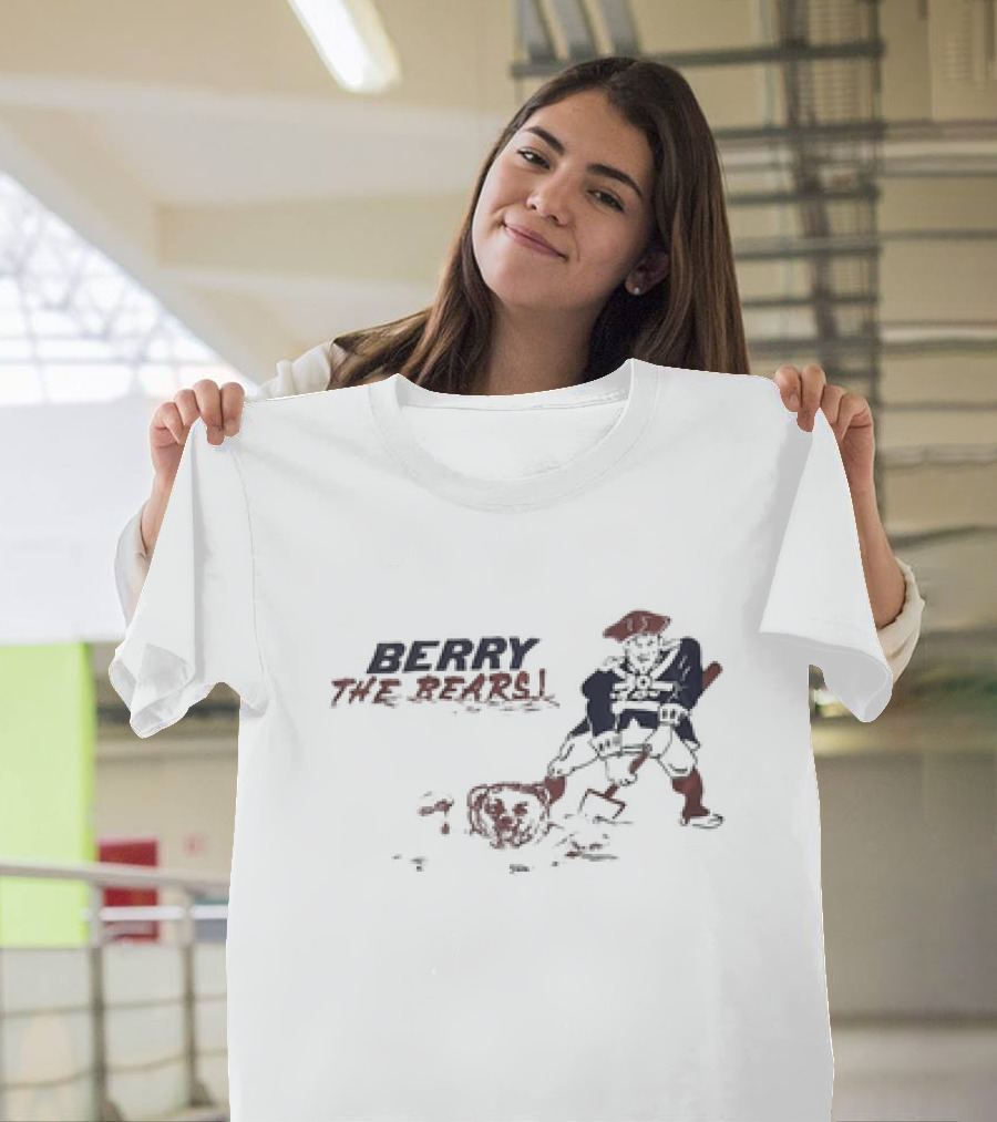 New England Patriots Berry The Bears Vintage T-Shirt