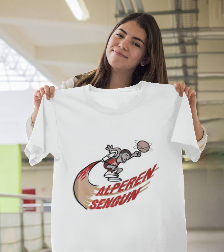 Alperen Sengun Houston Rockets Cartoon Basketball T-Shirt