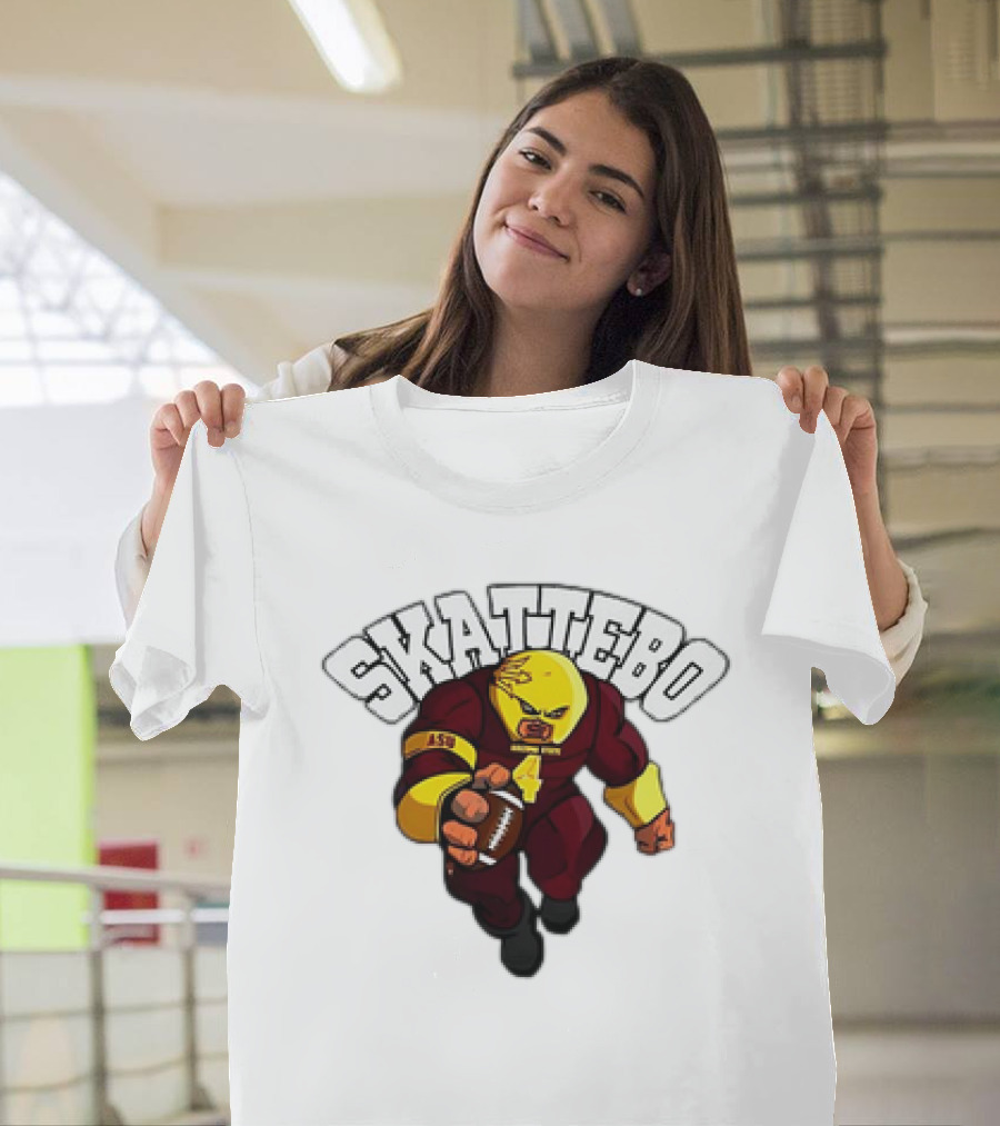 Arizona State Sun Devils Skattebo Football Mascot ASU Juggernaut T-Shirt