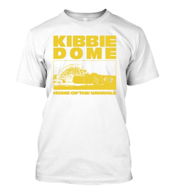 Kibbie Dome Home Of The Vandals Idaho Vintage Newspaper T-Shirt