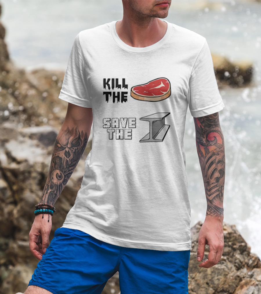 Kill The Meat Save The Metal T-Shirt