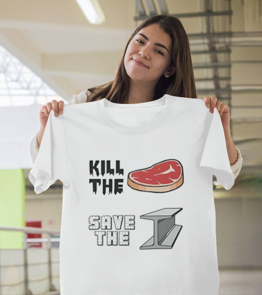 Kill the Meat Save the Metal T-Shirt